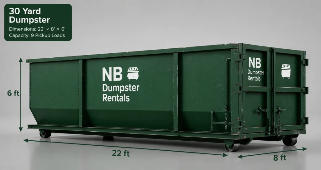30-Yard Dumpster Rental in New Braunfels