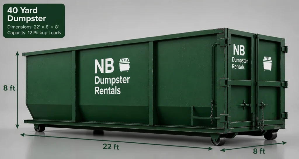 40-Yard Dumpster Rental in New Braunfels
