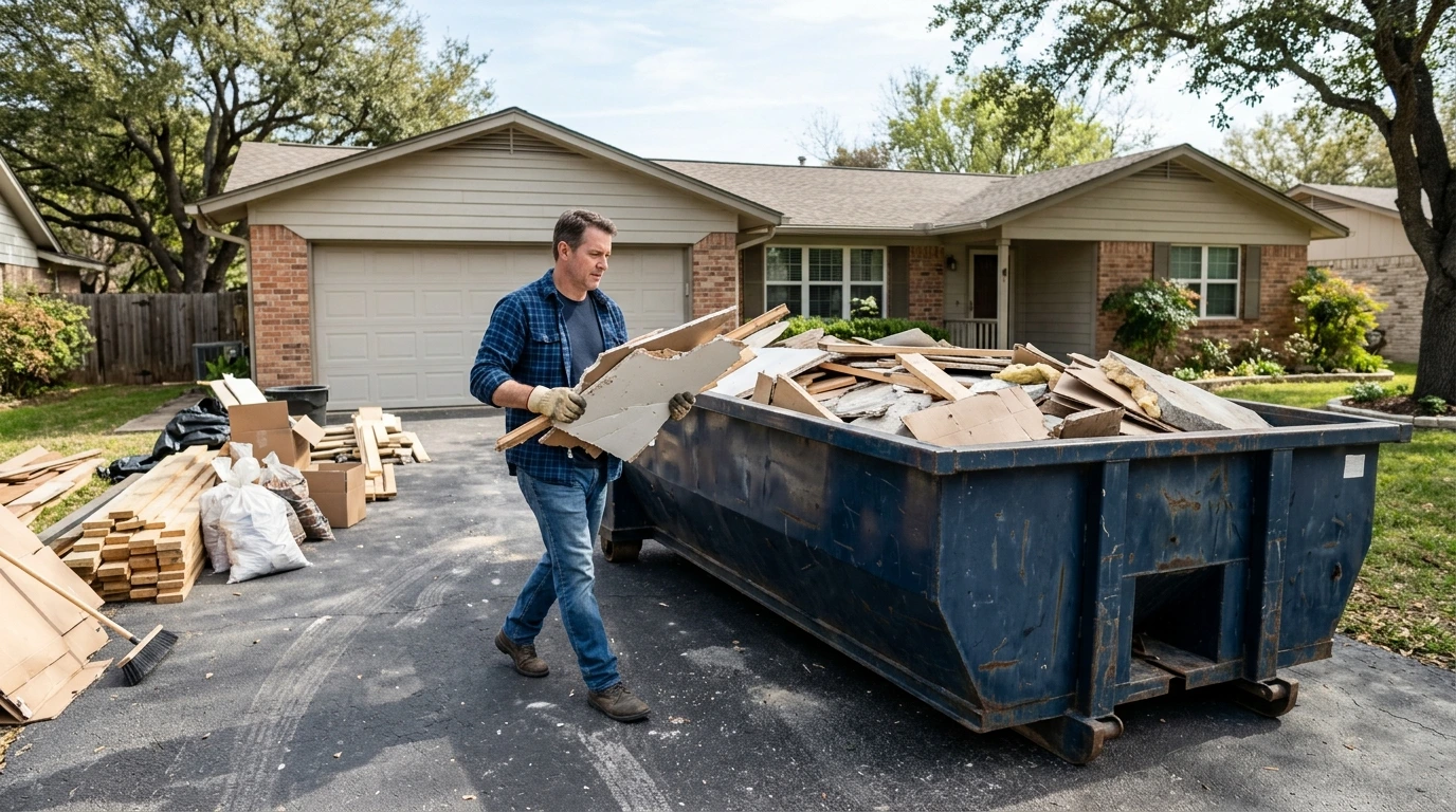 Load the Dumpster & Call for Pickup