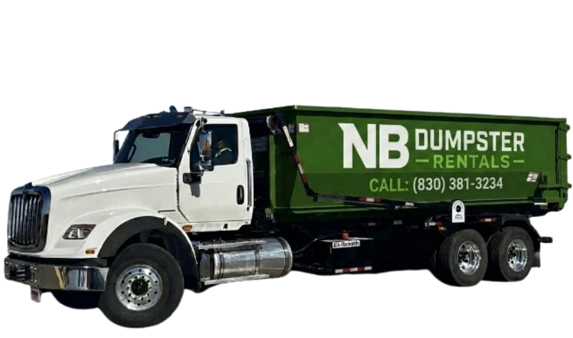 NB Dumpster Rentals Truck.
