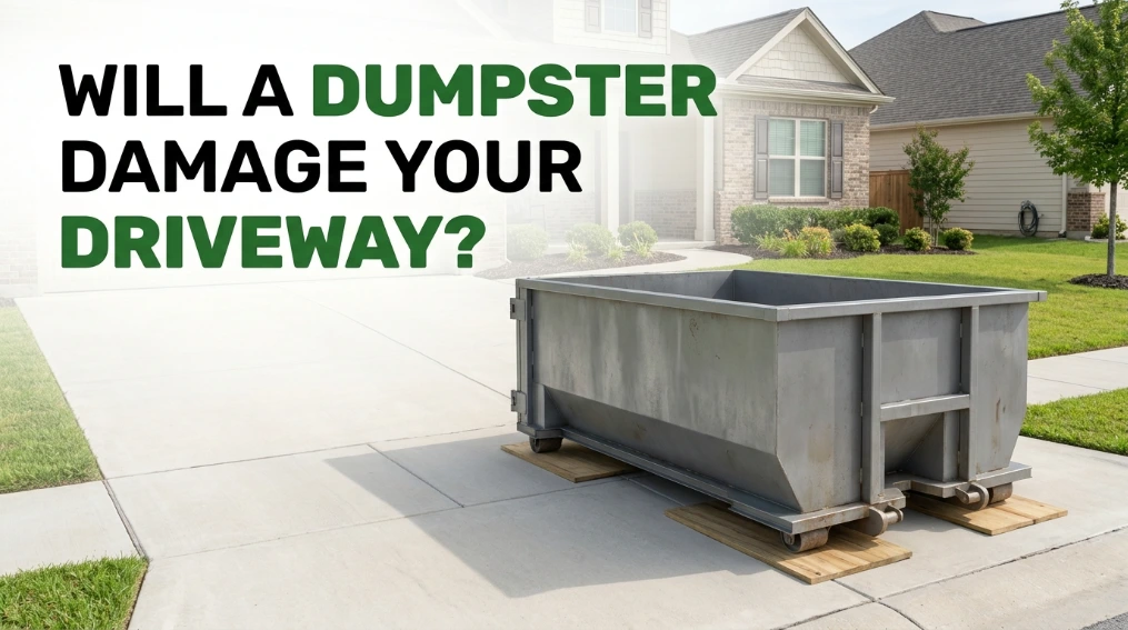 Will a Dumpster Damage Your Driveway